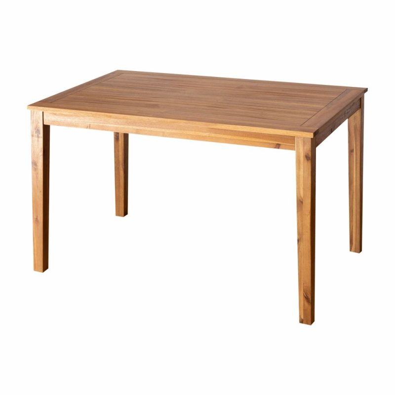 ダイニングテーブル木製120×80長方形4人掛け[91381]【テーブル食卓天然木ナチュラルアカシアウッドシンプル】