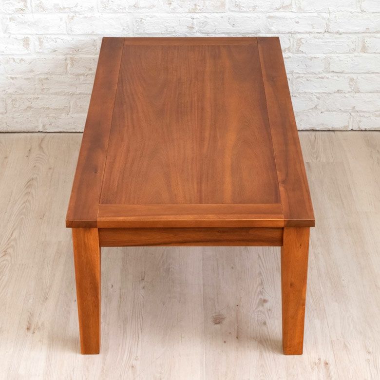 センターテーブルローテーブル木製長方形110×55cm[91442]【テーブル天然木ナチュラルアカシアウッドシンプル大きめ】
