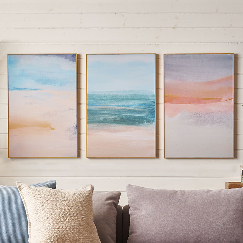 アートフレームアートパネルアブストラクト朝昼夕自然キャンパスパネル約W40cmD60cmH2cmモダンアートキャンパスアートウォールデコレーションインテリア絵画壁掛け壁飾りアートボードおしゃれ北欧リゾート雑貨海外インテリア西海岸風[67172]