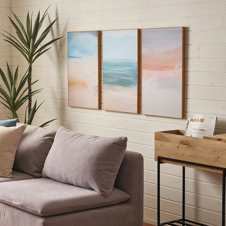 壁掛けOK！】ストーンオブジェ/モダンインテリア