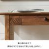 コンソールデスクテーブル天然木木製ウッド古材約W95cmD35cmH76cm引き出し付きコンソールテーブルスリム飾り棚ディスプレイ収納ヴィンテージ風アンティーク風タンスチェストキャビネットおしゃれ北欧リゾート家具インテリア西海岸[91627]