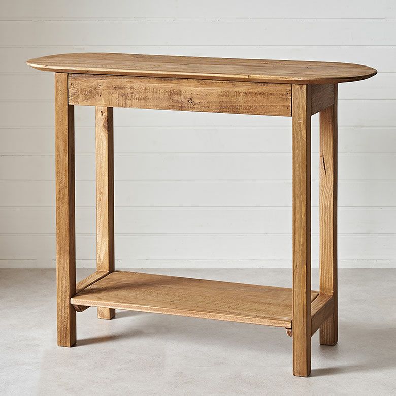 コンソール デスク テーブル 天然木 木製 ウッド 古材 約 W 95cm D 