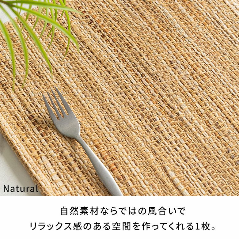 ランチョンマットシーグラスプレイスマット約W48cmD35cmH0.5cmプレースマットディスプレイマットテーブルコーディネートダイニングキッチンリビングテーブルディスプレイアートおしゃれ北欧リゾート雑貨インテリアメール便対応西海岸[1409]